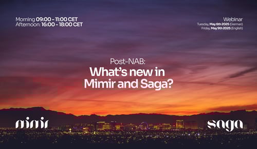 Webinar Post-NAB 2025: What's new in Mimir and Saga? (English / German)
