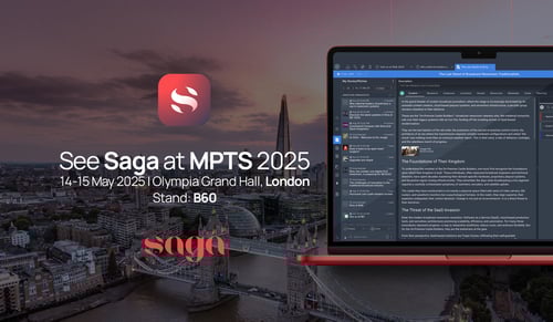 See Saga at MPTS 2025 | Stand B60